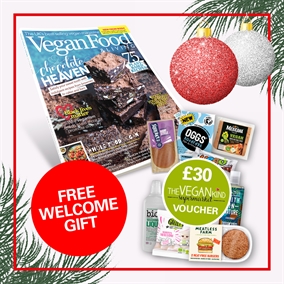 Free 30 TheVeganKind Supermarket Gift Voucher when you subscribe!